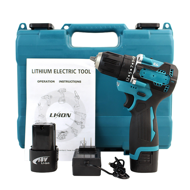 Professional Industrial Brushless Motor 2.5Ah Battery Cordless Drill 25Nm Torque Multi-Function Customized OEM Support Direct